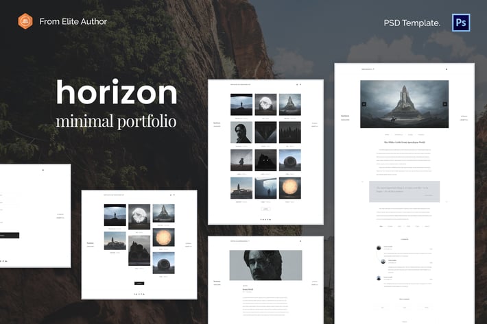 Horizon - Business Partners Creative PSD Template