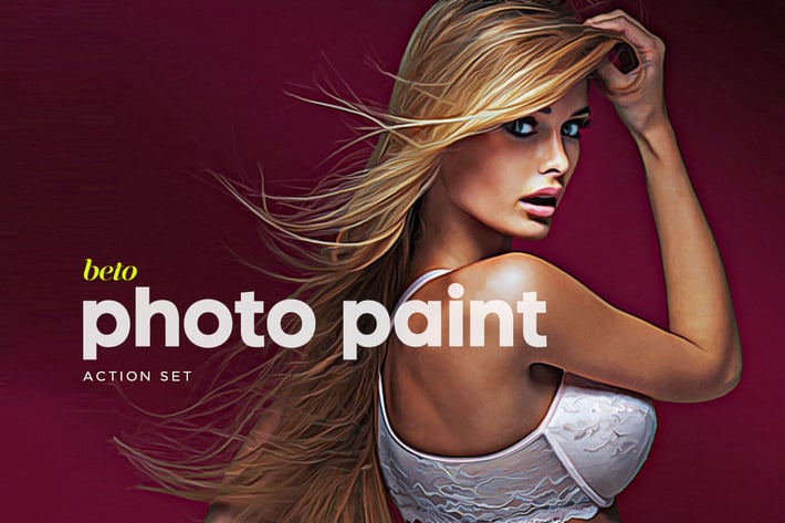 Photo Paint Photoshop Action