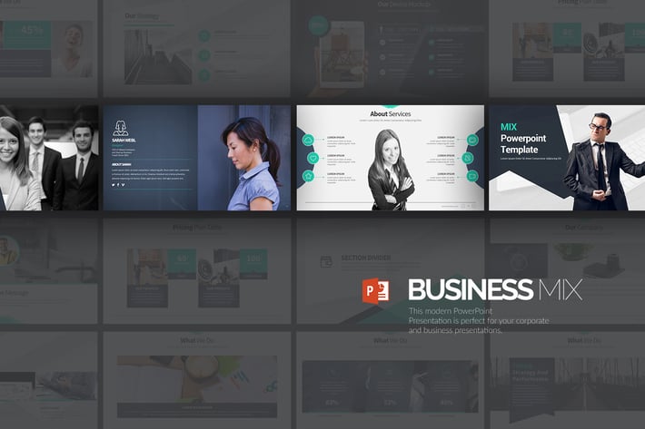 Business Mix Powerpoint Presentation