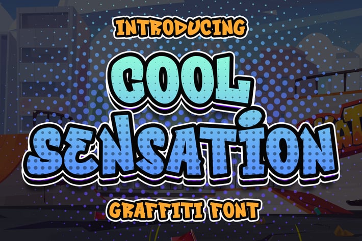 Cool Sensation - Graffiti Font