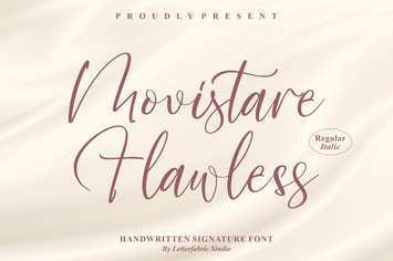 Movistare Hawless Handwritten Signature Font