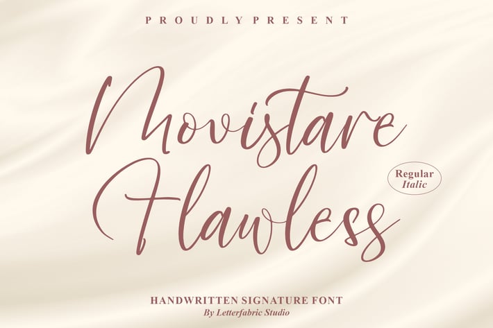 Movistare Hawless Handwritten Signature Font