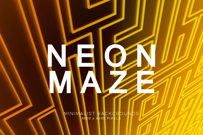 Neon Maze Backgrounds