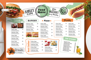 Cafe Menu Template