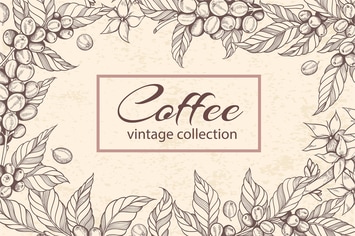 Vintage Vector Coffee Design Kit