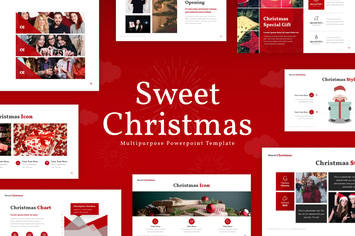 Sweet Christmas Powerpoint Presentation Template