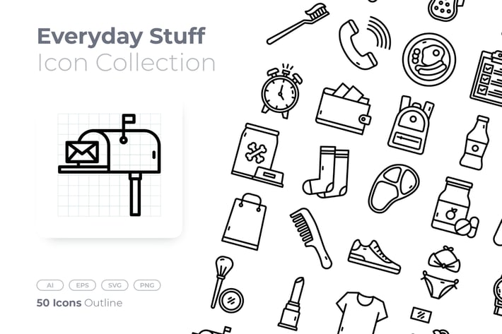 Everyday Stuff Outline Icon