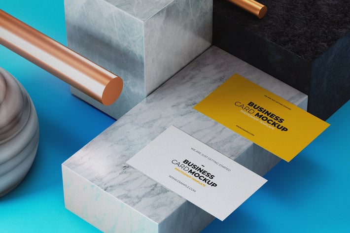 Business Card Mock-Up Template