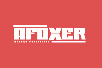 Afoxer - Display Font