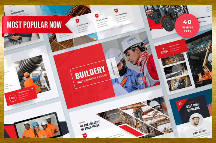 Construction PowerPoint Template