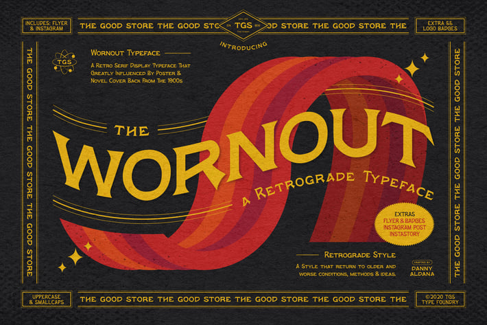 Wornout Typeface
