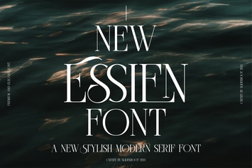 New Essien || Modern Serif Font