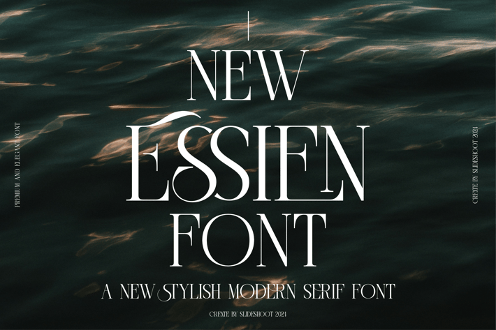 New Essien || Modern Serif Font