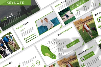 Golf - Sport Business Keynote Template