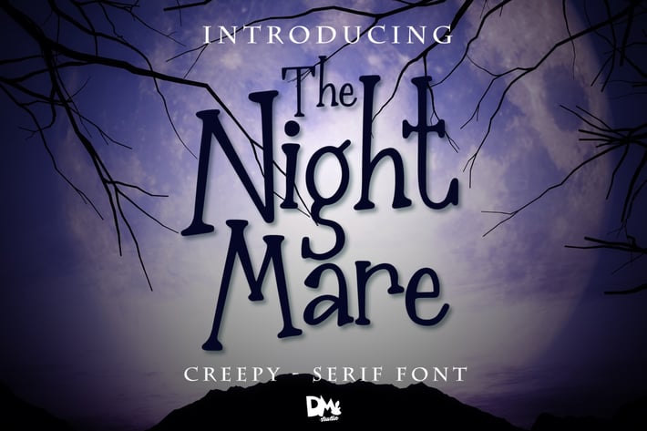 The Nightmare - Creepy Serif Font