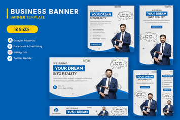Bussiess Google Adwords Banner Template
