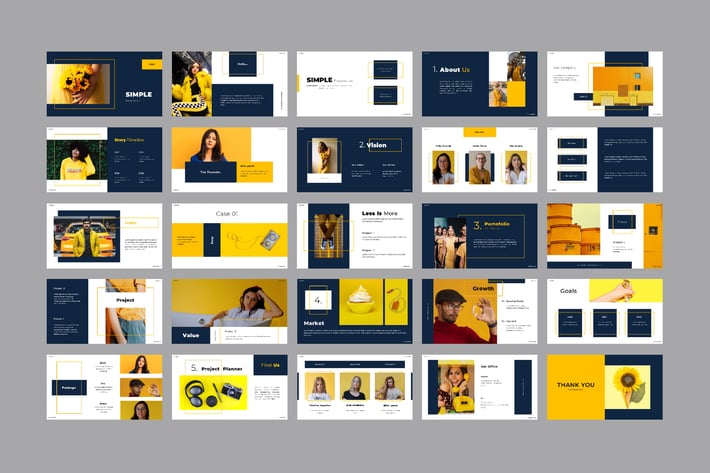 Yellow Blue - Presentation