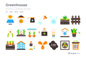 Greenhouse Color Icon