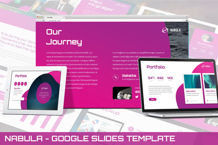 Nabula - Scientific Google Slides Template