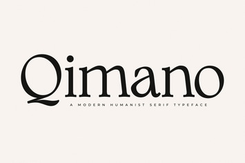 Qimano Modern Humanist Serif