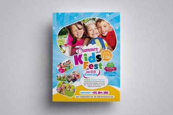 Kids Summer Camp Flyer
