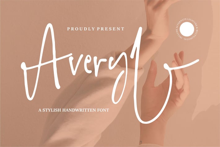 Averyl | A Stylish Handwritten Font