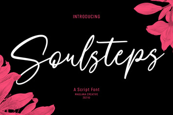 Soulsteps Signature Font