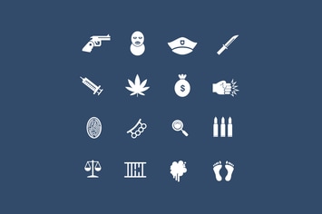 16 Crime Icons