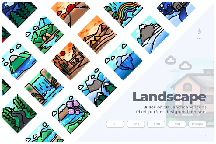 30 Landscape Icons