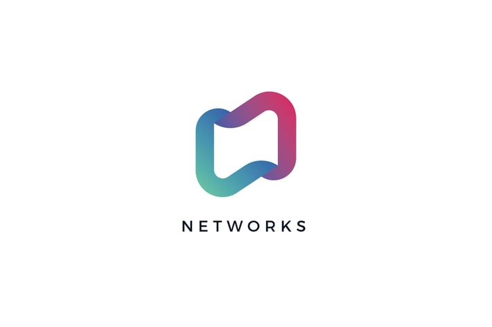 Network N Letter Logo Template