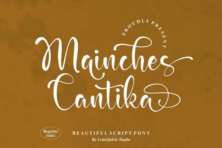 Mainches Cantika Script Font