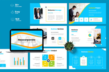 Blue Corporate Powerpoint Presentation