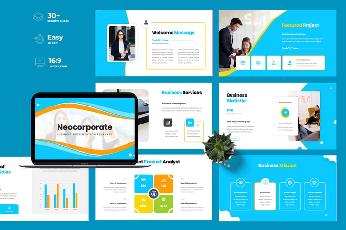 Blue Corporate Powerpoint Presentation