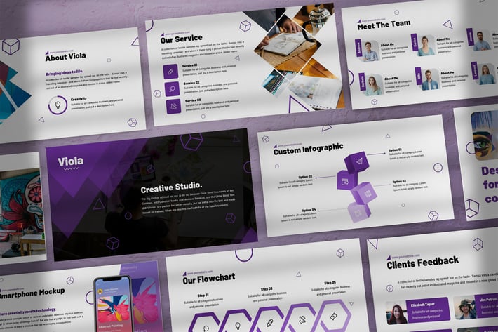Viola - Creative Powerpoint Template
