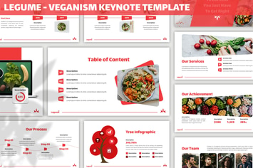 Legume - Veganism Keynote Template