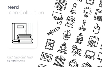 Nerd Outline Icon