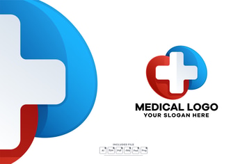Medical Gradient Logo Template