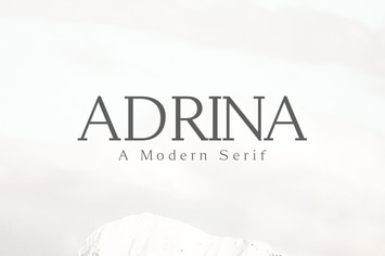Adrina Modern Serif Font Family