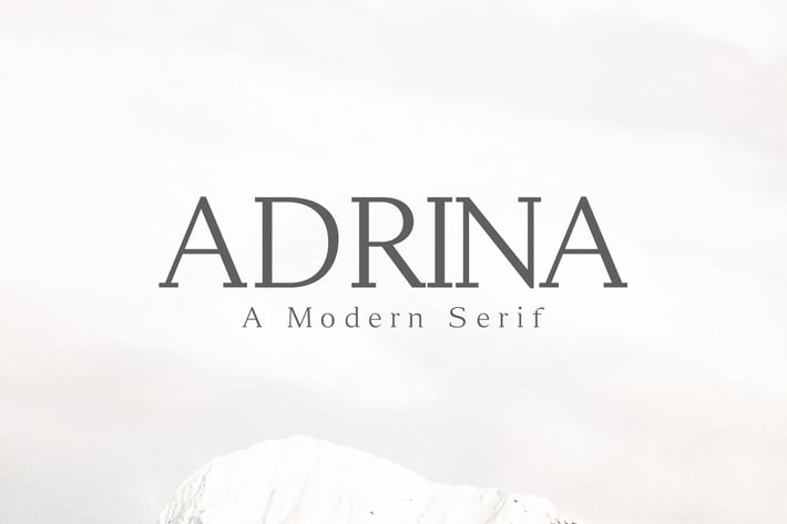 Adrina Modern Serif Font Family