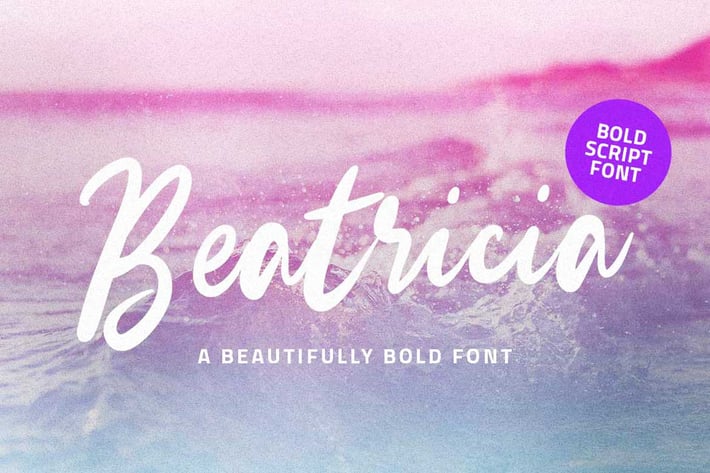 Beatricia | Modern Script Font