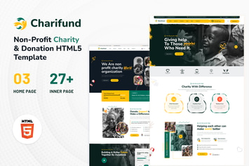Charifund - Charity Donation & Fundraising HTML 