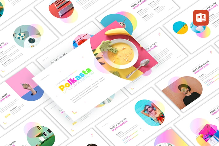 Polkasta - Creative Agency PowerPoint Template