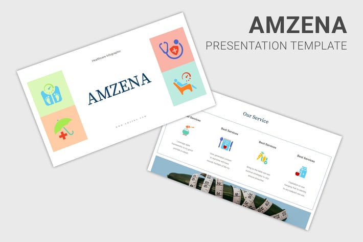 Amzena - Healthcare Infographic Powerpoint
