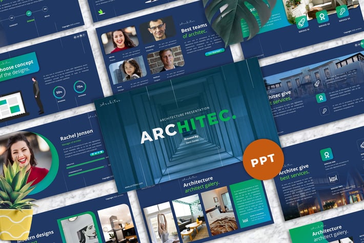 Architec - Architecture Business PowerPoint