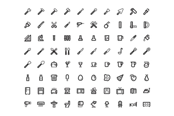 Thin Line UI Icons Pack Pixel Perfect