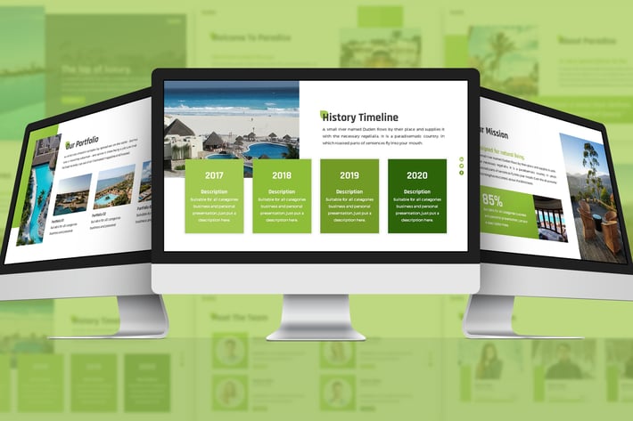 Paradiso - Vacation Google Slides Template
