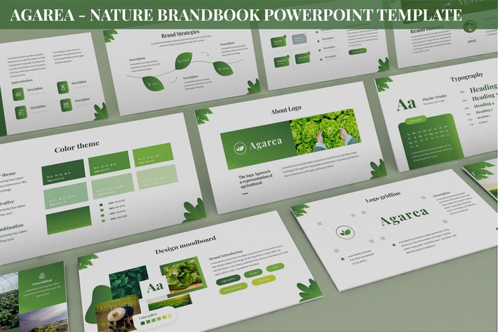 Agarea - Nature BrandBook Powerpoint Template