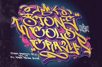 Stone Cold Crazy Graffiti | Music Album Graffiti
