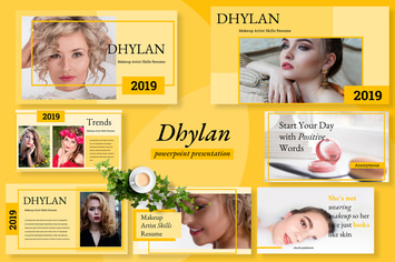 Dhylan Beauty Salon Powerpoint