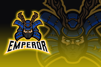 Samurai Head Esport Logo Design
